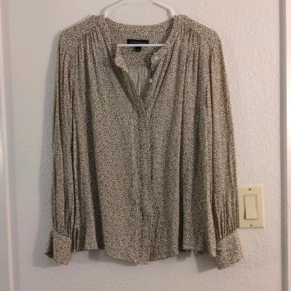 Cheetah Print Blouse